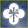 kruis met lans en speer